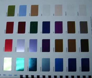 Foil samples B printing in china